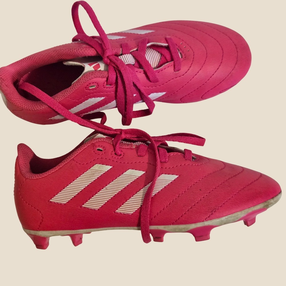 Adidas Copa Pure II.4 FxG Kids Soccer Cleats Pink White ID6119 Size 1Y
